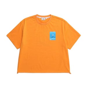 내셔널지오그래픽 N232WTS420 여성 쿨맥스 세미 크롭 반팔 티셔츠 ORANGE