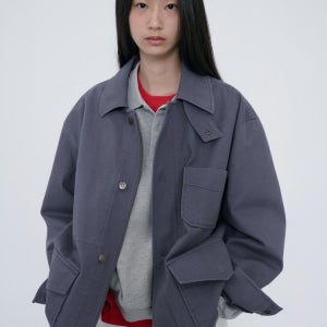 [던스트] [LIVE 특가]UNISEX CHORE JACKET BLUE_UDJA6C104B2