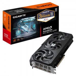 GIGABYTE 라데온 RX 9070 GRE GAMING OC D6 12GB 피씨디렉트