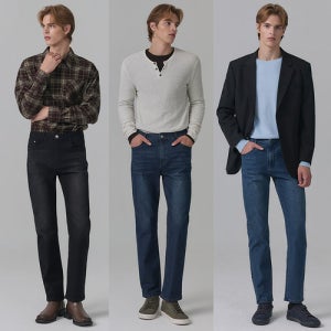 뱅뱅 26FW 가을 남성 라이크라 스트레이트 데님 3종