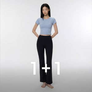 아이스 여자 팬츠 액티브웨어 1+1 통바지