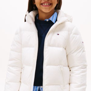 TOMMY HILFIGER KIDS 에센셜 샤이니 다운 - 페더 믹스 재킷 T42F7QJU250GT2YA8