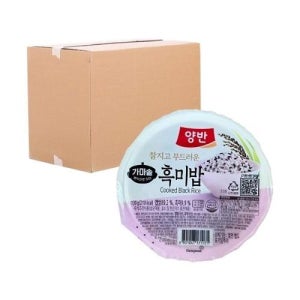 [동원]양반 찰지고 부드러운 흑미밥 130g 24입