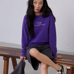 [문선 아카이브] MJ Baby Sweatshirt / PURPLE MS263WTM05PP00