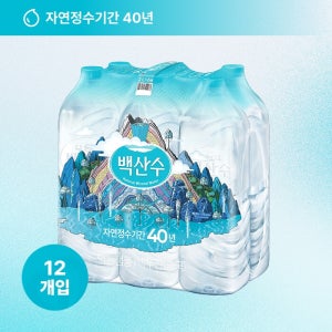 월간 백산수 무라벨(2L*12)