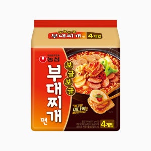 보글보글부대찌개면(127g*4)