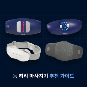 슬룸 등 허리 마사지기 BEST 4종