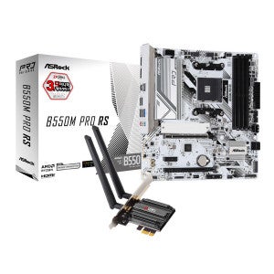 ASRock B550M Pro RS + WiFi6E 랜카드 패키지 디앤디컴