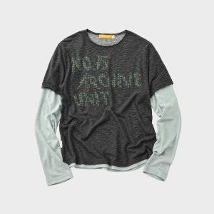 [메인부스] Archive Unit Layered T-shirt(DUST GRAY)