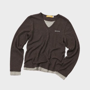 [메인부스] Comfort Layered Sweater(BROWN)