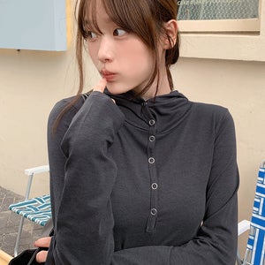 리벳반오픈후드T