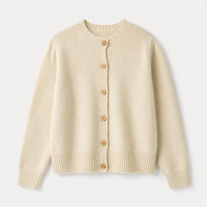 베이스레인지 Tier Cardigan in Chaume Sand (PUTC-MW-WI25) (티어 가디건)