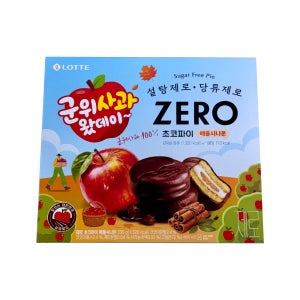 롯데 군위사과 제로 초코파이 애플시나몬 336g[군위사과,초코파이,제로파이,초코파이애플시나몬,파이]