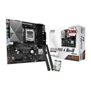 ASRock B650M PRO-A Gen5 + WiFi6E 모듈 패키지 디앤디컴