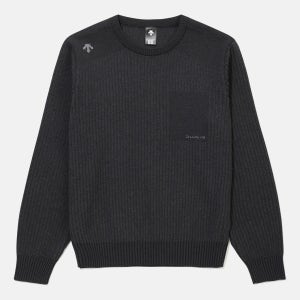 [데상트]남성 니트 스웨터 맨투맨 차콜 SR321DHT92 CHC0_CHARCOAL-GREY SR321DHT92_CHC0
