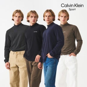 Calvin Klein 26FW 남성 스트레치 기모모크넥 4종
