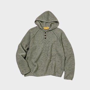 [메인부스] Grain Hooded Sweater(KHAKI)