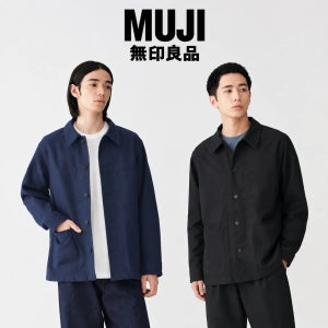 MUJI 무인양품 케이폭 혼방 몰스킨 커버올 자켓 2컬러 한정 특가