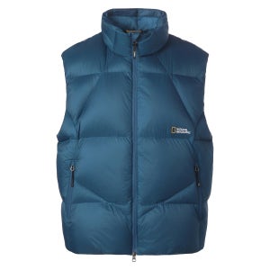 내셔널지오그래픽 N264UDV030 메를린 중경량 덕다운 베스트 INK BLUE