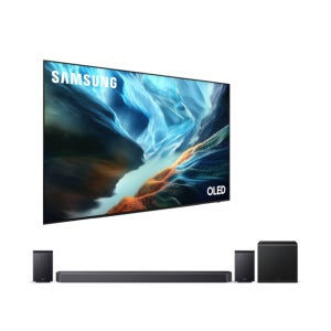 삼성전자 2026 OLED SH93 (195cm) 풀 모션 슬림핏 벽걸이형+9.1.4ch 사운드바 Q930H KQ77SH93-93W