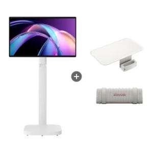 LG 스마트모니터 스윙 + LG 스마트모니터 스윙 스탠드 플레이트 + LG 엑스붐 그랩 32U889SA33P.WGGRAB