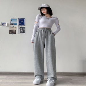 혀니미니 데일리 조거 캐주얼 트레이닝 팬츠 밴딩 스트링 트레이닝 캠핑룩