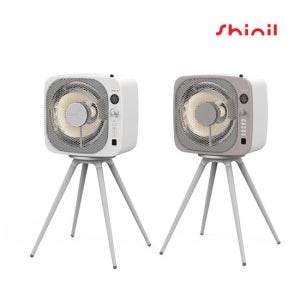 2026 신일 에코팬 큐브히터 2대 퓨어화이트(SEH-H800V)+샌드(SEH-H800BE) TV상품