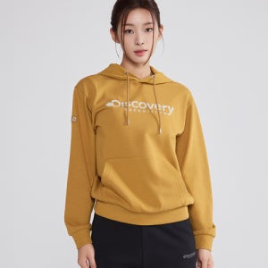 [디스커버리 익스페디션] 로고 그래픽 후드티 (D/MUSTARD) DXHD21054-MSD