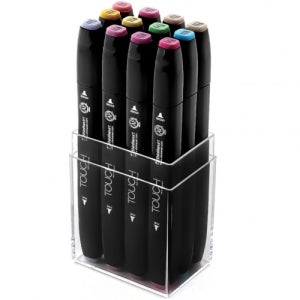 57600 신한 터치 트윈마카 12색 세트 - 파스텔칼라 Pastel colors