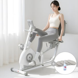 이고진 704R 실내자전거 좌식 헬스 사이클 가정용 실내 유산소운동기구 재활 화이트그레이