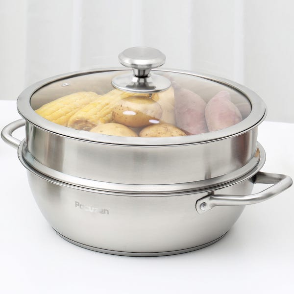 파쿠젠 IH 인덕션 2단 찜냄비 30cm 찜솥