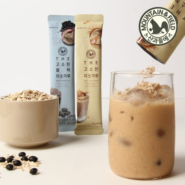 산과들에 더고소한미숫가루스틱 25g x30봉 (식사대용 아침대용 미숫가루)