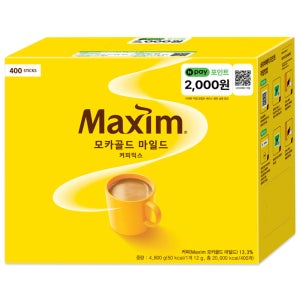 동서식품 맥심 모카골드 커피믹스 400T + 네이버페이 포인트 2000원
