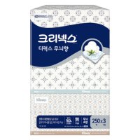 유한킴벌리 크리넥스 디럭스 무늬향 각티슈 250매 3입