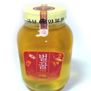 금산양봉원 천연 야생꽃 잡화 벌꿀 2.4kg 한국양봉협회 품질보증 100% 자연산