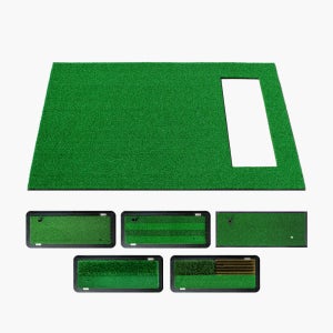 매트로 고급형 일체형골프매트세트 인조잔디 타석 스윙매트