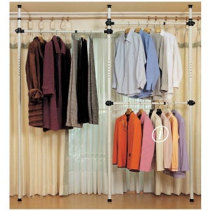 업그레이드 3단행거 정리 수납 3단 행거 조립식 봉 거실 정돈