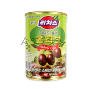 리치스 블랙올리브 405g슬라이스(스페인)