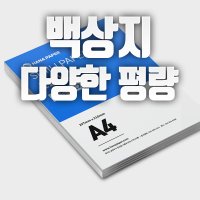 백상지 120g 모조지 A1 - 14매 인쇄용지 종이 무료재단