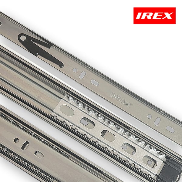 IREX 서랍레일 교체 싱크대 가구 슬라이드 볼레일 IREX 3단 45폭 250mm