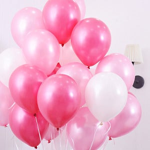 헬륨풍선(50개)-핑크톤