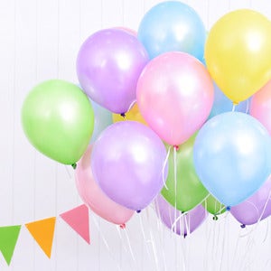 헬륨풍선(50개)-펄혼합색상