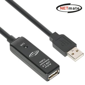 강원전자 넷메이트 USB2.0 무전원 리피터 거리 연장 5m, 1개