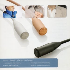 DPA /4071/ DPA4071 / DPA / 방송용 콘덴서마이크 / 핀마이크