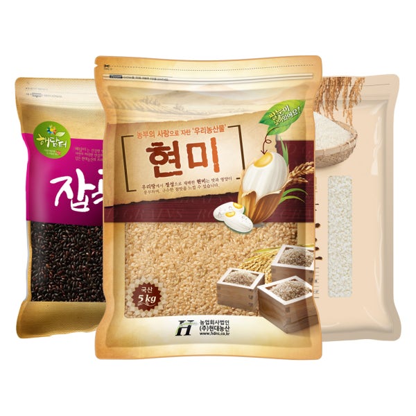 국산 현미 5kg 쌀 찰현미 발효현미 모음