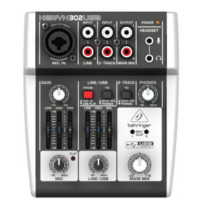 음향 302USB/XENYX 302USB/BEHRINGER/베링거/5-INPUT/소형믹서/