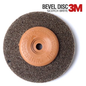 3M BEVEL DISC 베벨 4인치 갈색 그을림제거 연마날 표면처리 샌딩페이퍼