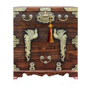 원목 오동 봉황 제기보관함 제기함