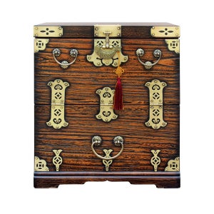 오동 반닫이 특 신주 제기함 소 58형(고급노리개+붕어자물통) 제기함