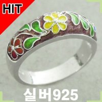 럭셔리 세련된 칠보반지 고급 실버반지 (20951r) 커플링 선물인기 실버반지 골드조아